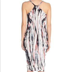 Green Dragon Wrap Dress cover up Red/Black NWT  L